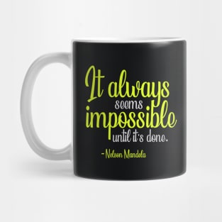 Nelson Mandela Quotes Mug